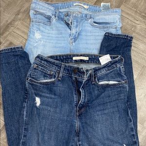 Two pairs of levis